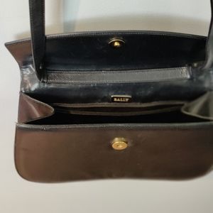 Vintage leather crossbody bag Bally